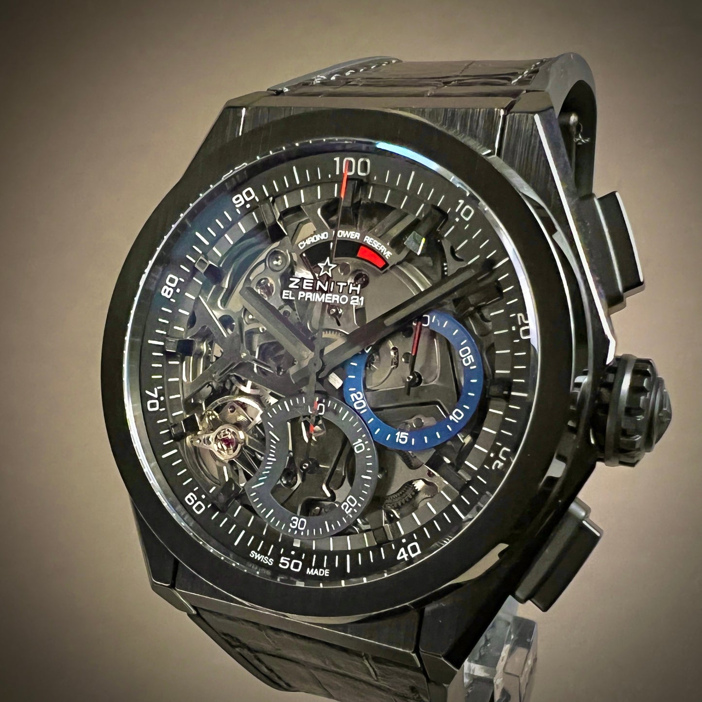 Zenith Defy El Primero 21 Chronograph Black Ceramic 49.9000.9004 / 78.R582