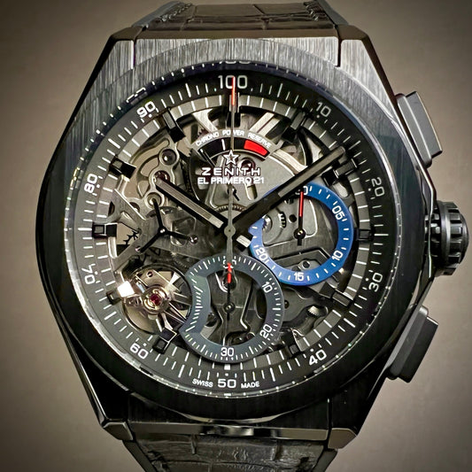 Zenith Defy El Primero 21 Chronograph Black Ceramic 49.9000.9004 / 78.R582