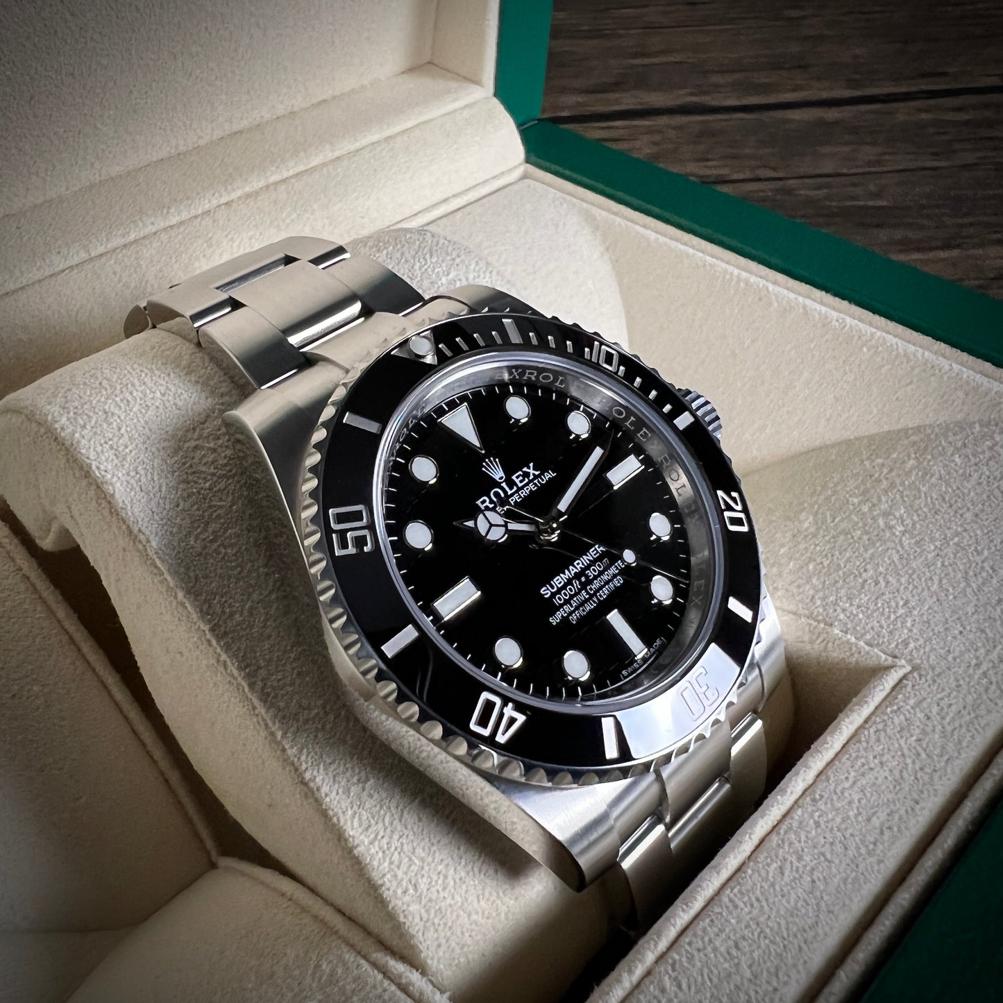 Rolex Submariner No Date Black Ceramic 114060- 40mm- Discontinued by Rolex