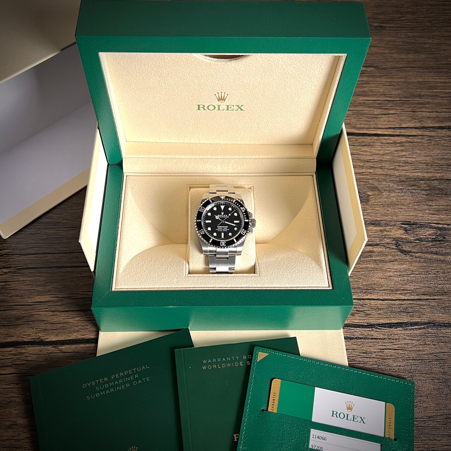 Rolex Submariner No Date Black Ceramic 114060- 40mm- Discontinued by Rolex