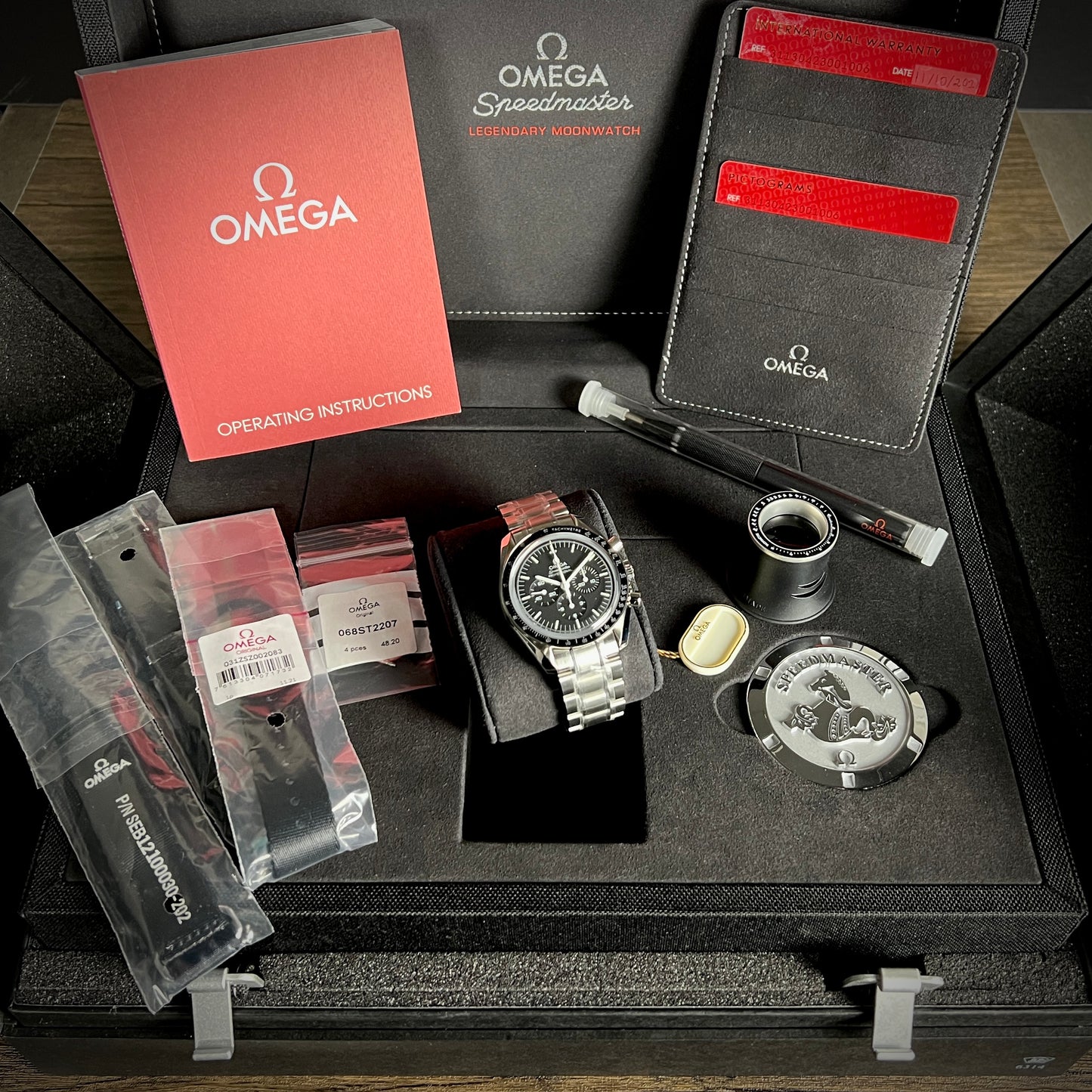 Omega Speedmaster Moonwatch Professional Chronograph (Sapphire Sandwich) 311.30.42.30.01.006- Discontinued by Omega