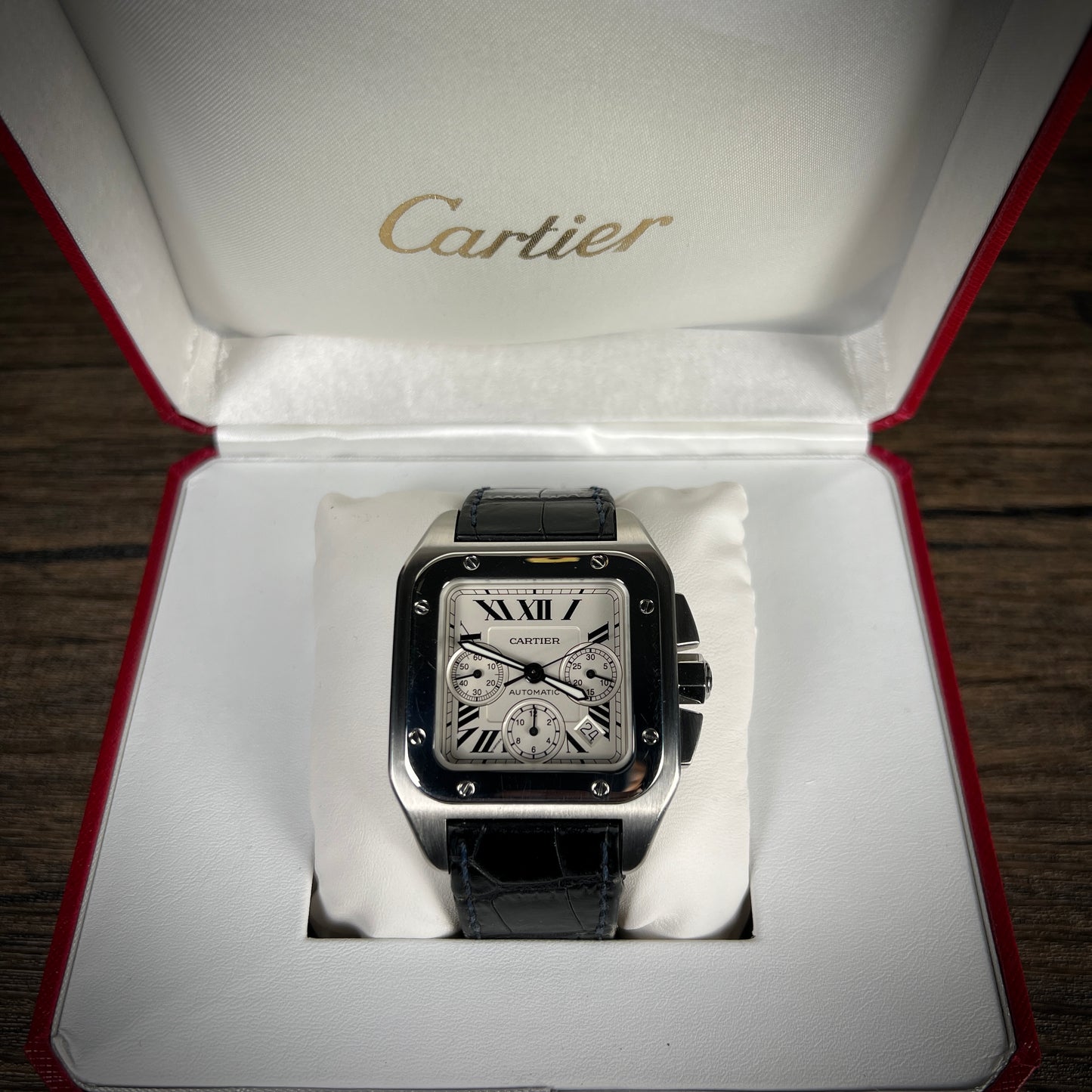 Cartier Santos 100 XL Chronograph 2740 / W20090X8