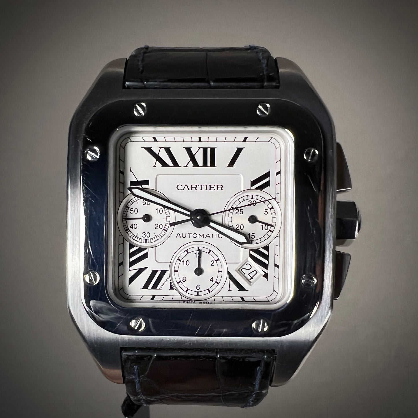 Cartier Santos 100 XL Chronograph 2740 / W20090X8