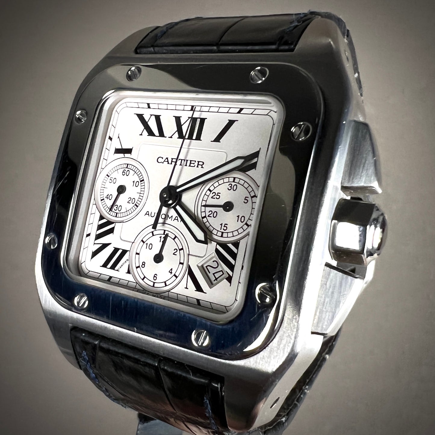 Cartier Santos 100 XL Chronograph 2740 / W20090X8