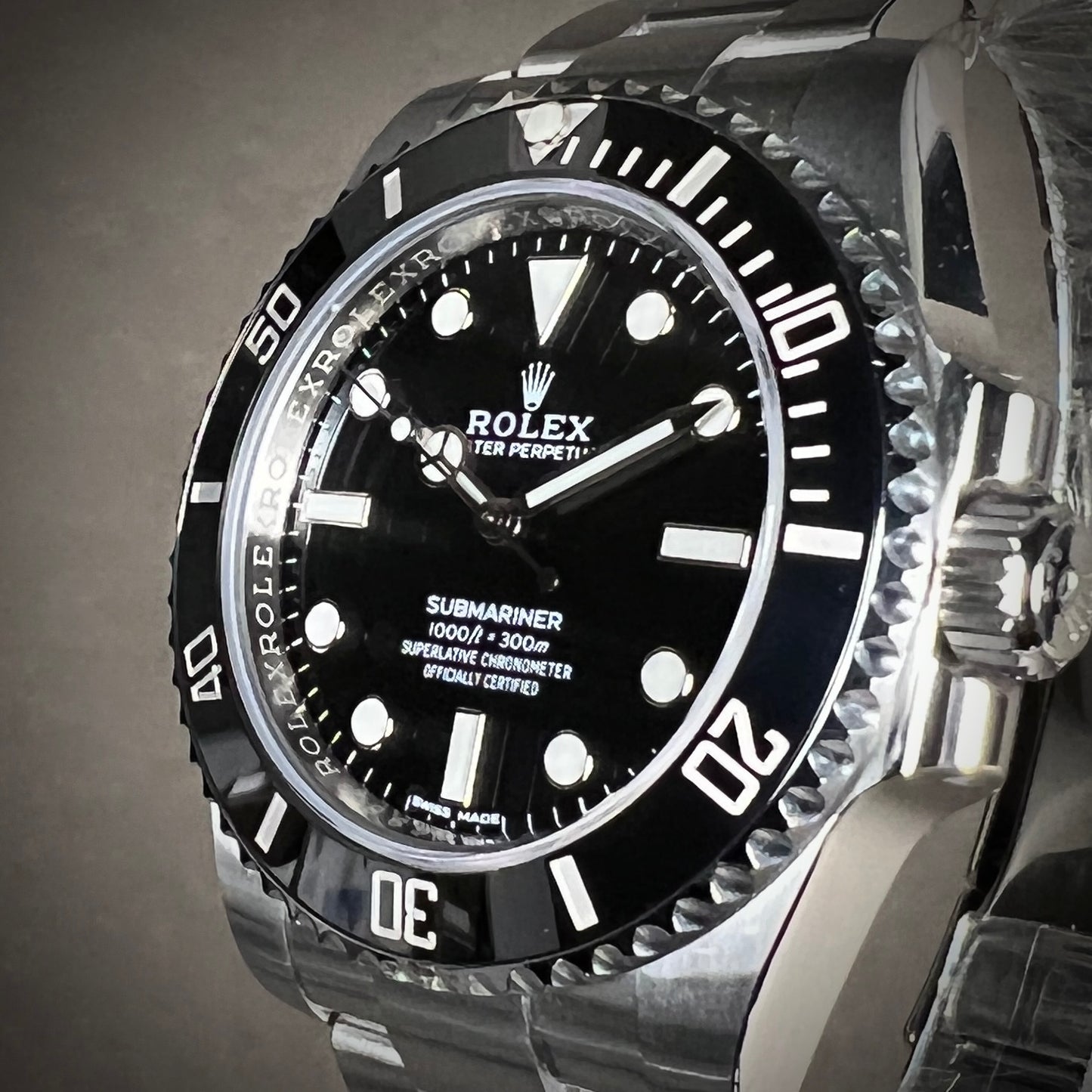 Rolex Submariner No Date Black Ceramic 114060- 40mm- Discontinued by Rolex