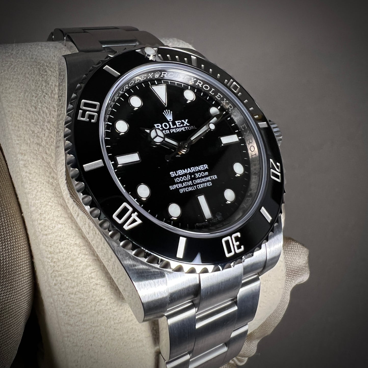 Rolex Submariner No Date Black Ceramic 114060- 40mm- Discontinued by Rolex